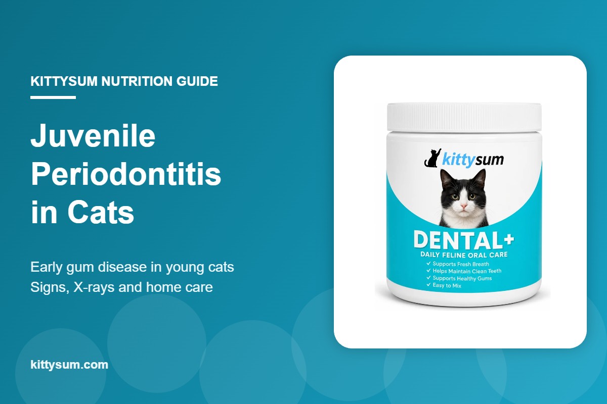 Juvenile periodontitis in cats demonstration for cat owners: featured image for the early gum disease in young cats guide