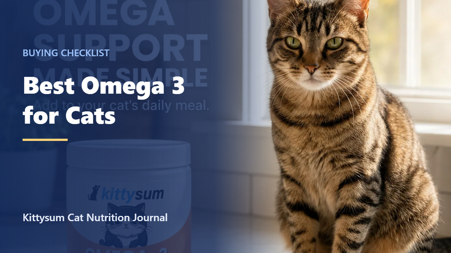 Best omega 3 for cats demonstration for cat owners: featured image for the omega-3 buying checklist guide