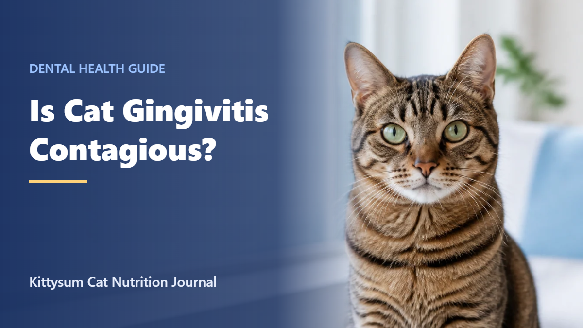 Cat gingivitis contagious demonstration for cat owners: featured image for the is cat gingivitis contagious guide