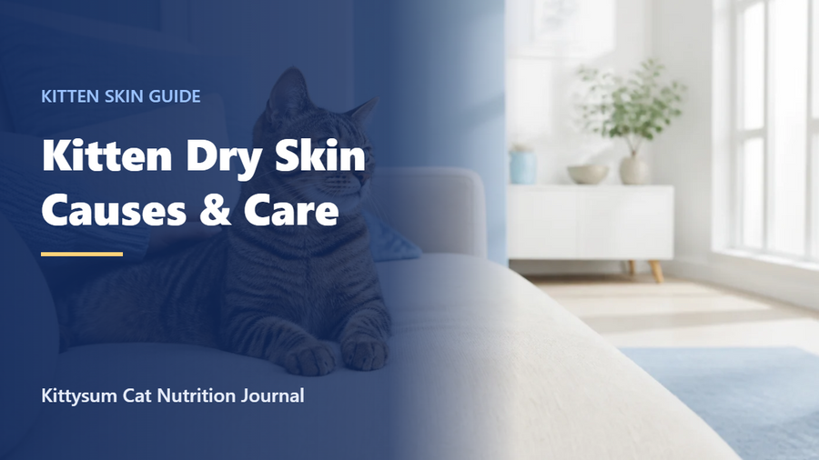 Kitten dry skin demonstration for cat owners: featured image for the kitten dry skin guide