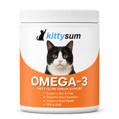 Omega-3 fish oil for cats demonstration for cat owners: Kittysum main product image